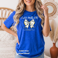 Caddo Mills FFA Blue & Yellow Floral Bow