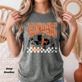Ferris Yellow Jackets Distressed Check Spirit Wear