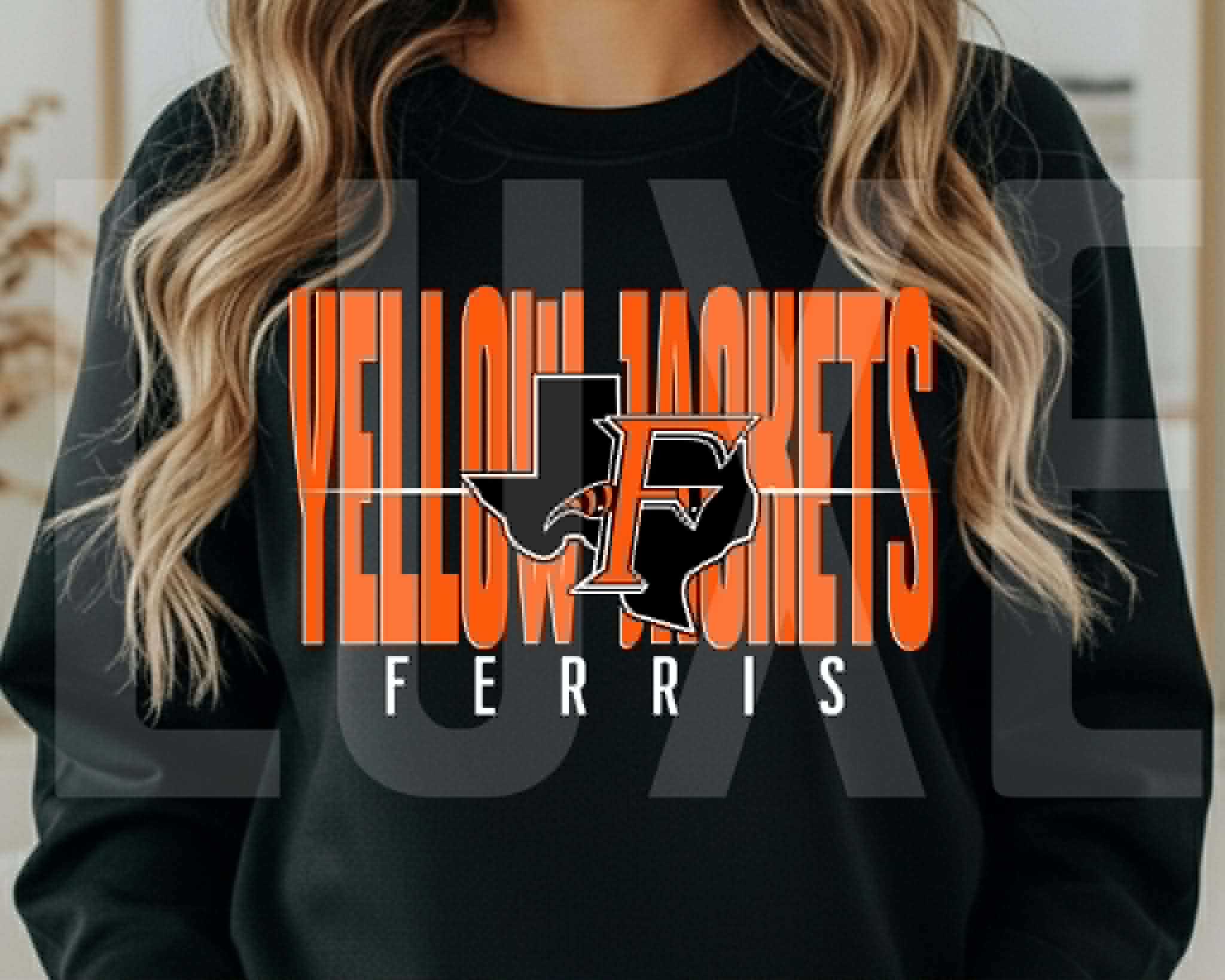 Ferris Yellow Jackets Line Spirit Wear